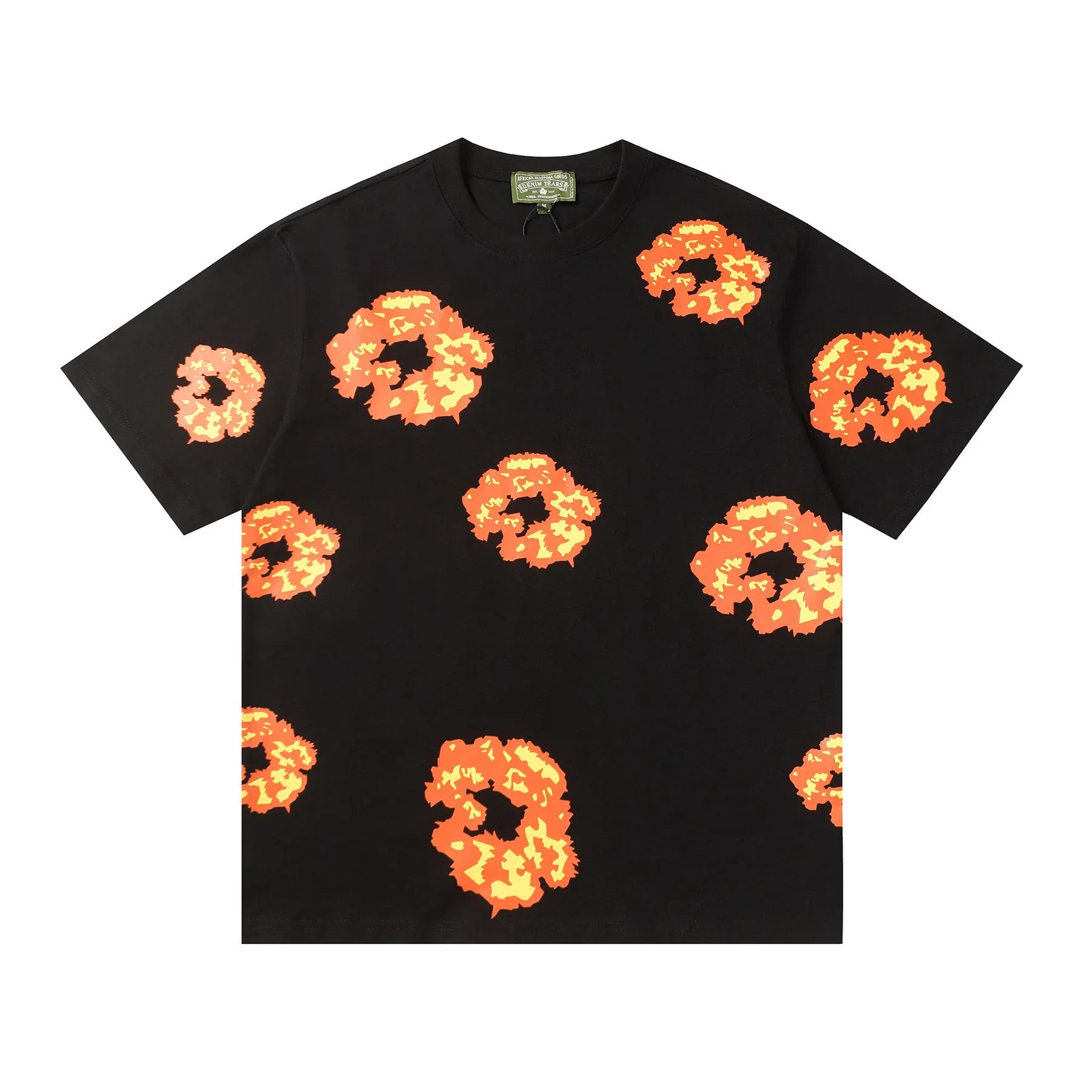 Denim Tear T-Shirt Orange