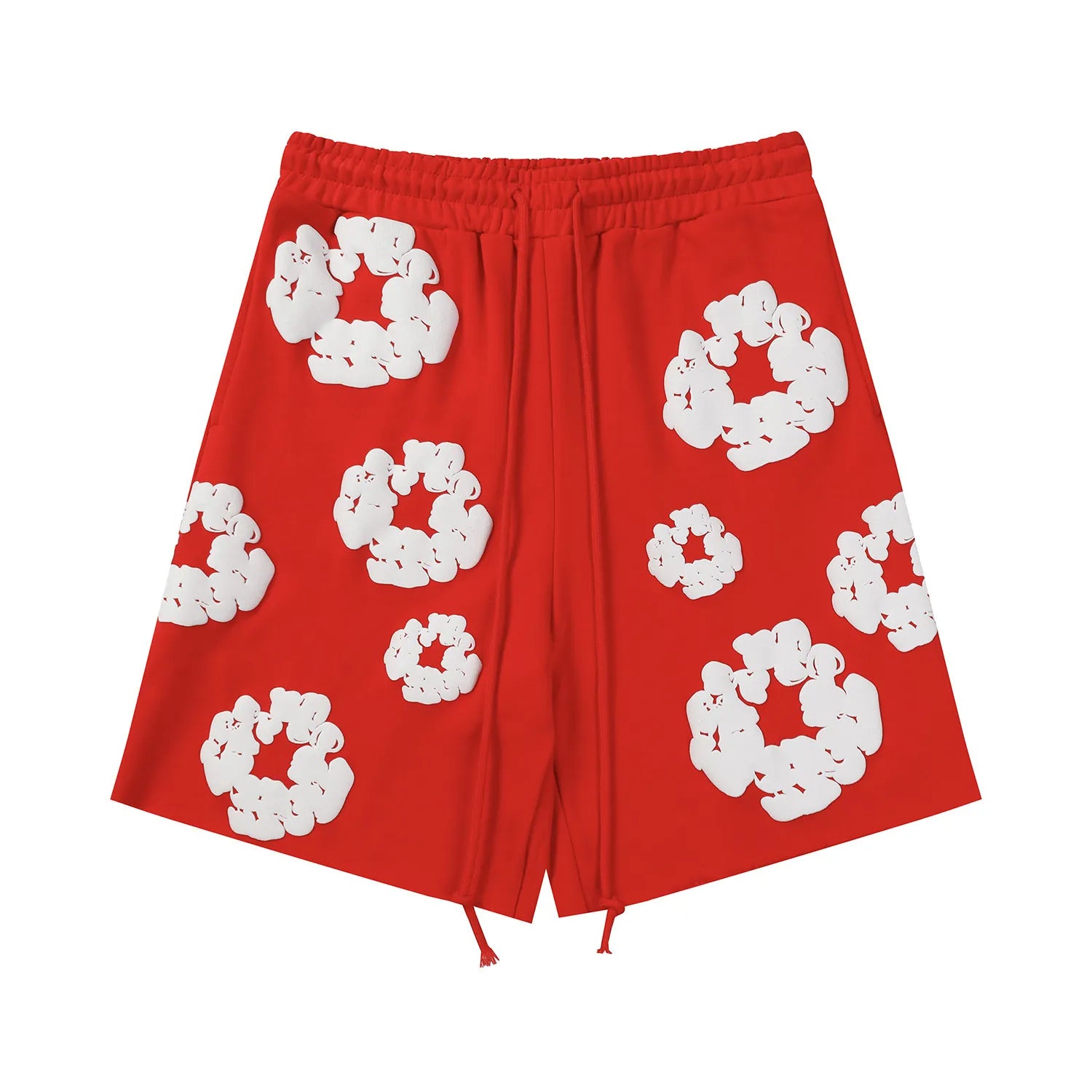 Denim Tear Shorts Red