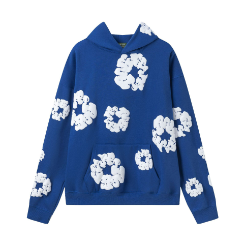 Blue Denim Tear Hoodie